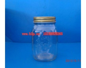 果醬玻璃瓶，廣口玻璃瓶，雕花玻璃瓶，出口玻璃罐，外翻邊馬口鐵蓋